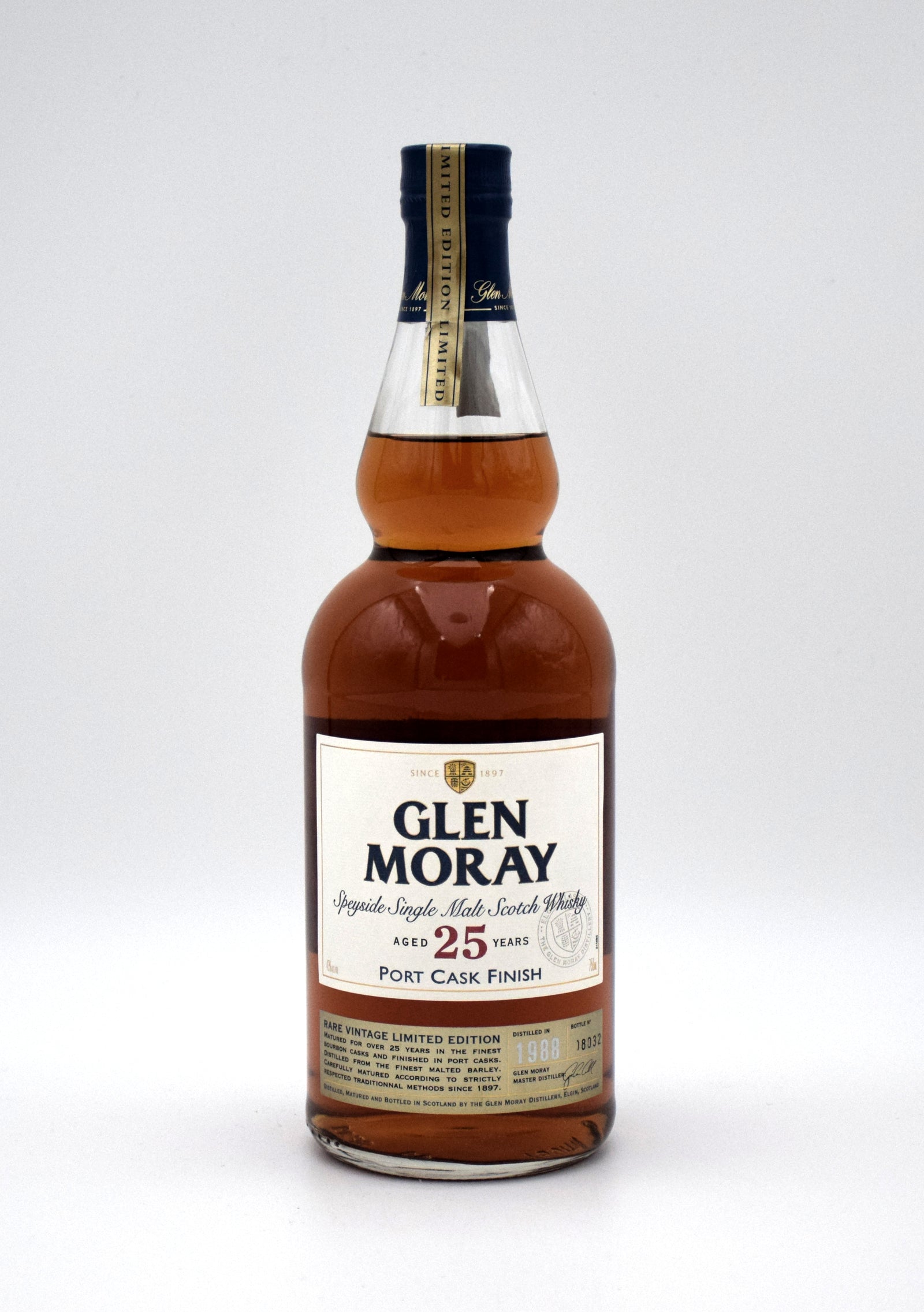 Glen Moray 25 Year Port Cask Finish Scotch Whisky – FineLiquors