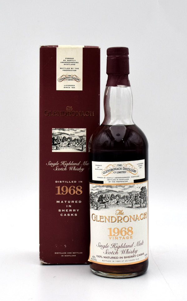 Glendronach 1968 25 Year Single Malt Scotch
