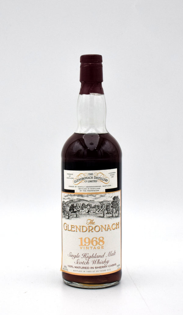 Glendronach 1968 25 Year Single Malt Scotch