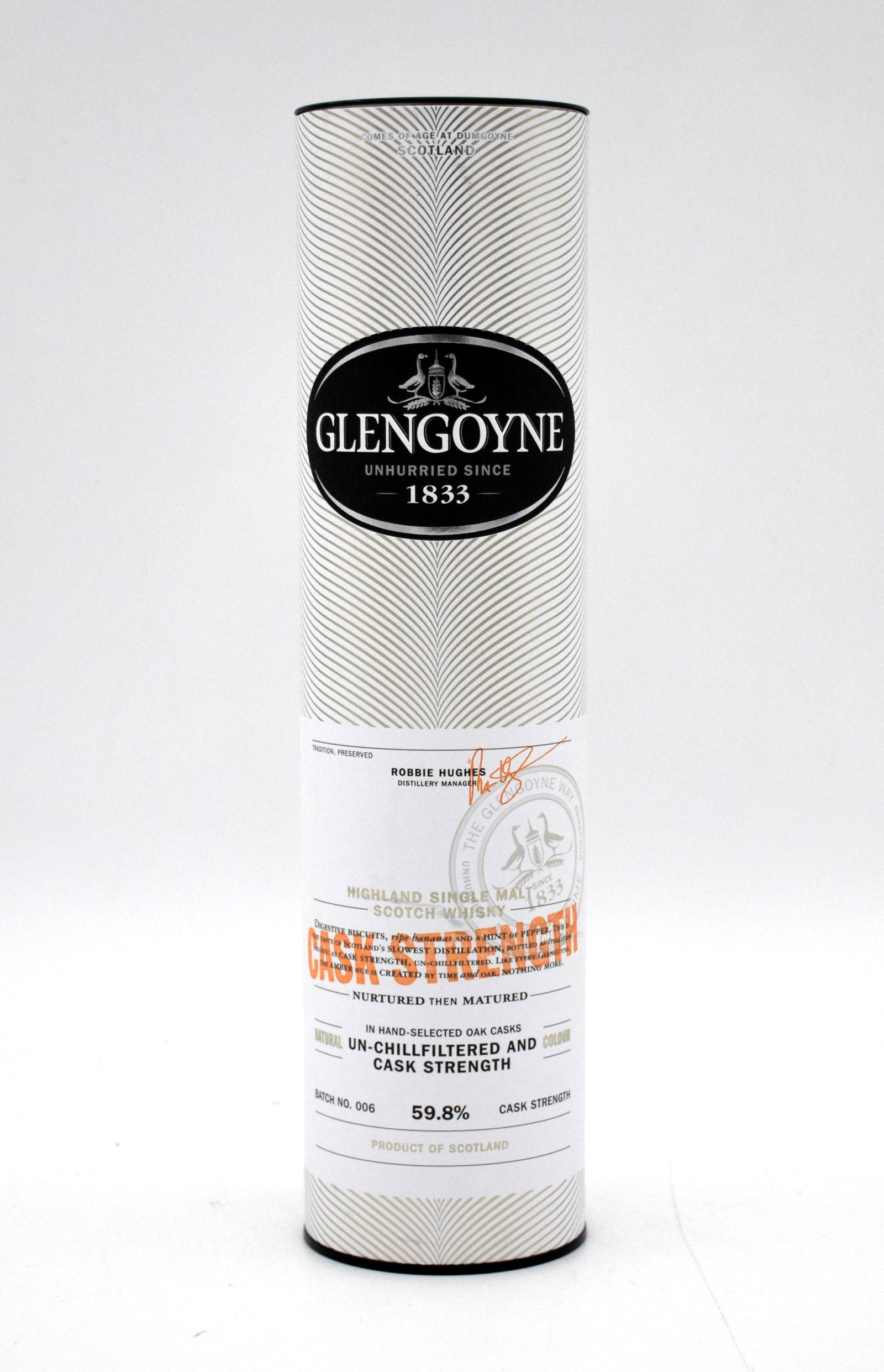 Glengoyne Cask Strength Batch No.6 Single Malt Scotch – FineLiquors