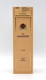 Glenlivet 12 Year Speyside Single Malt Scotch (Older Bottling, 1L)