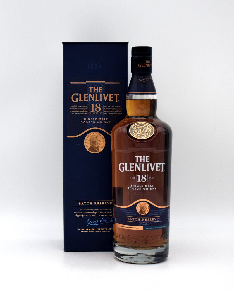 Glenlivet 18 Year Single Malt Scotch