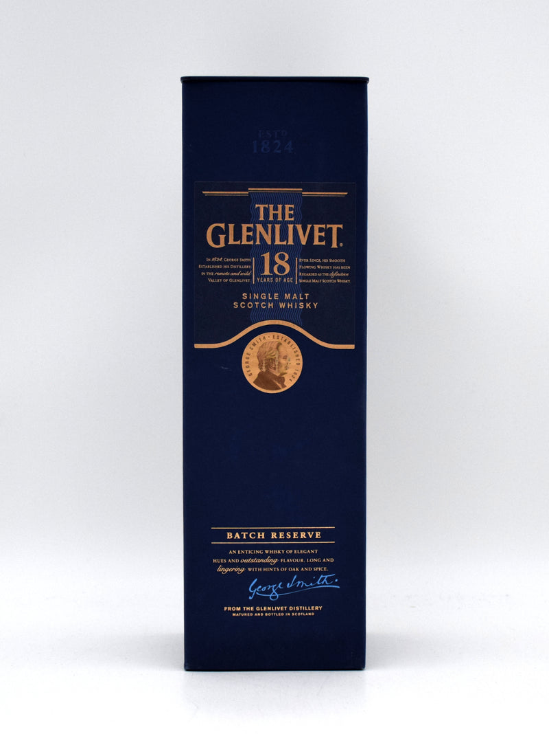 Glenlivet 18 Year Single Malt Scotch