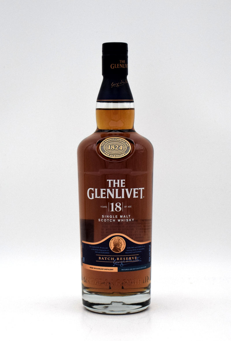 Glenlivet 18 Year Single Malt Scotch