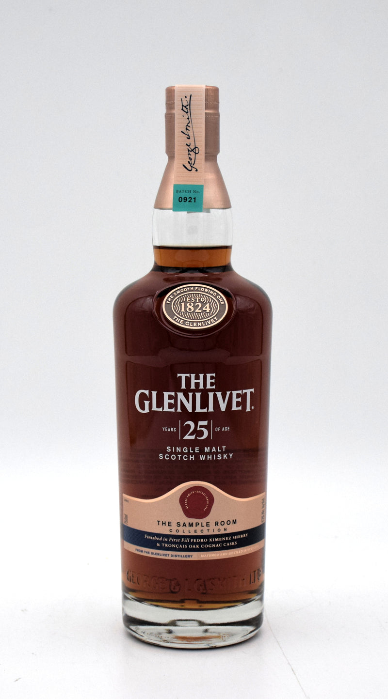 Glenlivet The Sample Room Collection 25 Year Old Single Malt Scotch (No Box)