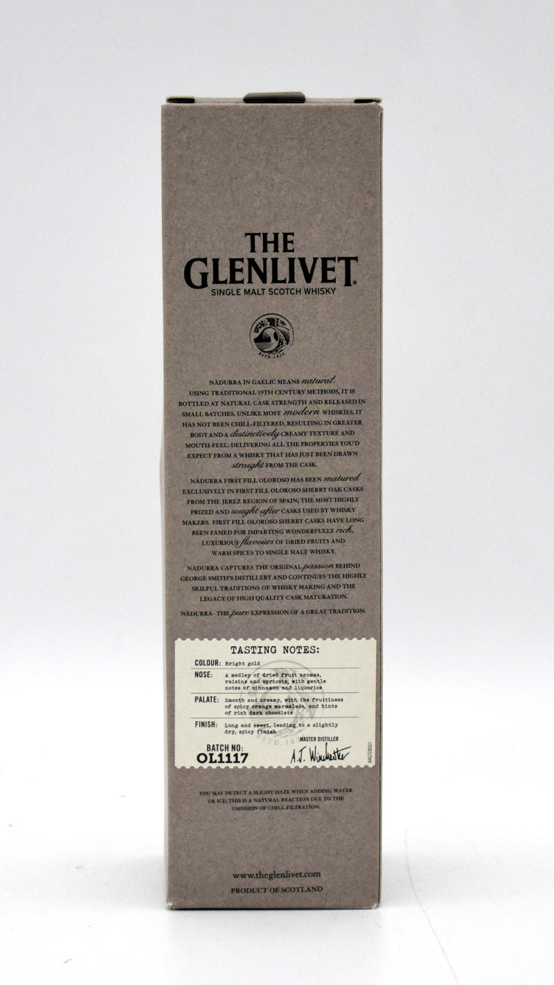 Glenlivet Nadurra Oloroso Matured Single Malt Scotch