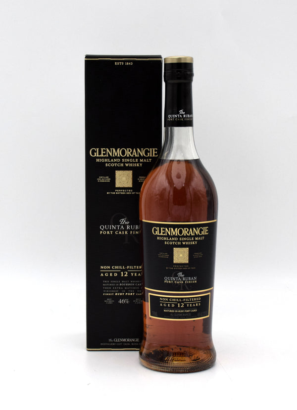 Glenmorangie 'The Quinta Ruban' Port Cask Extra Matured 12 Year Single Malt Scotch (Discontinued)