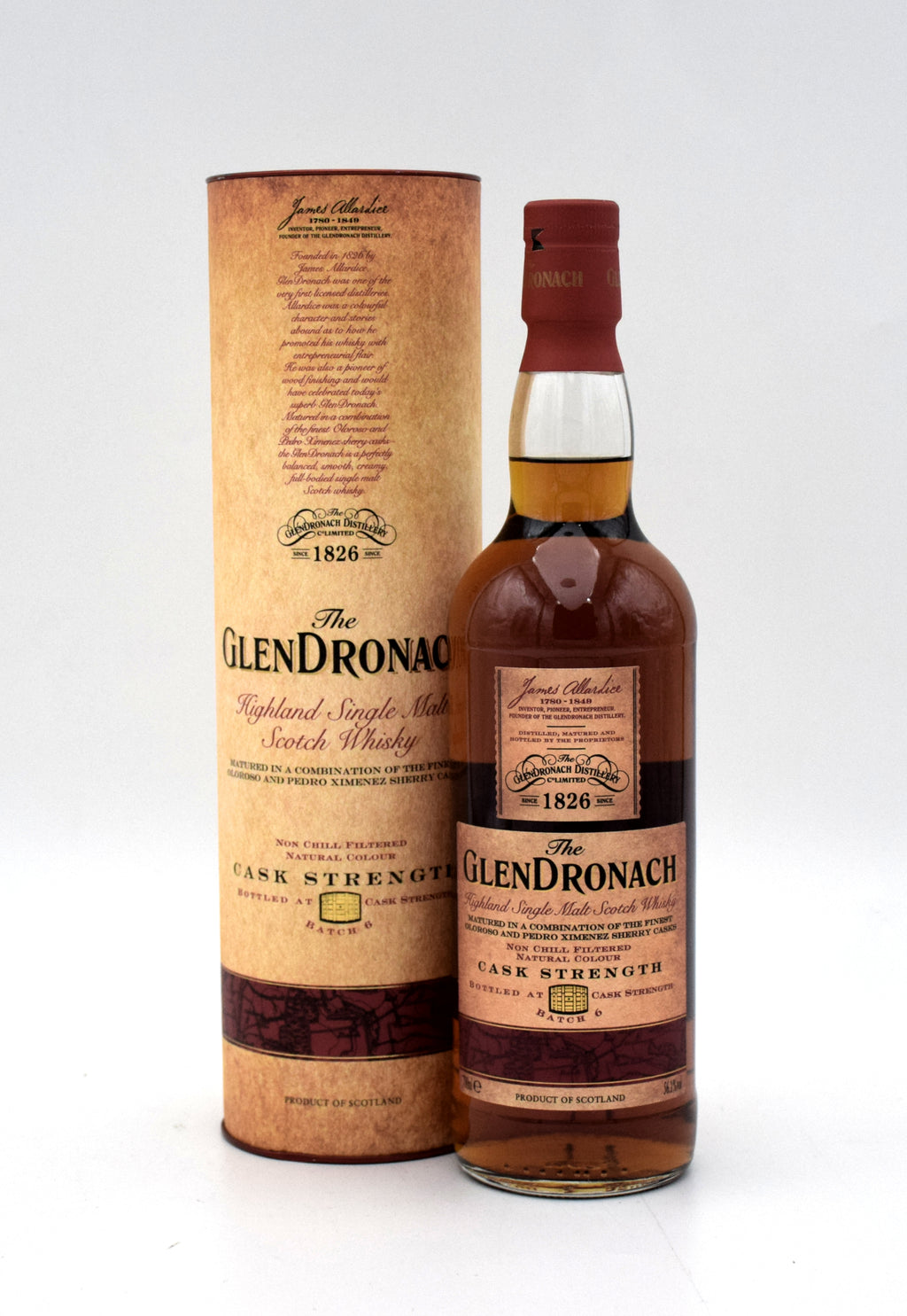 Glendronach Cask Strength 'Batch 6' Single Malt Scotch – FineLiquors