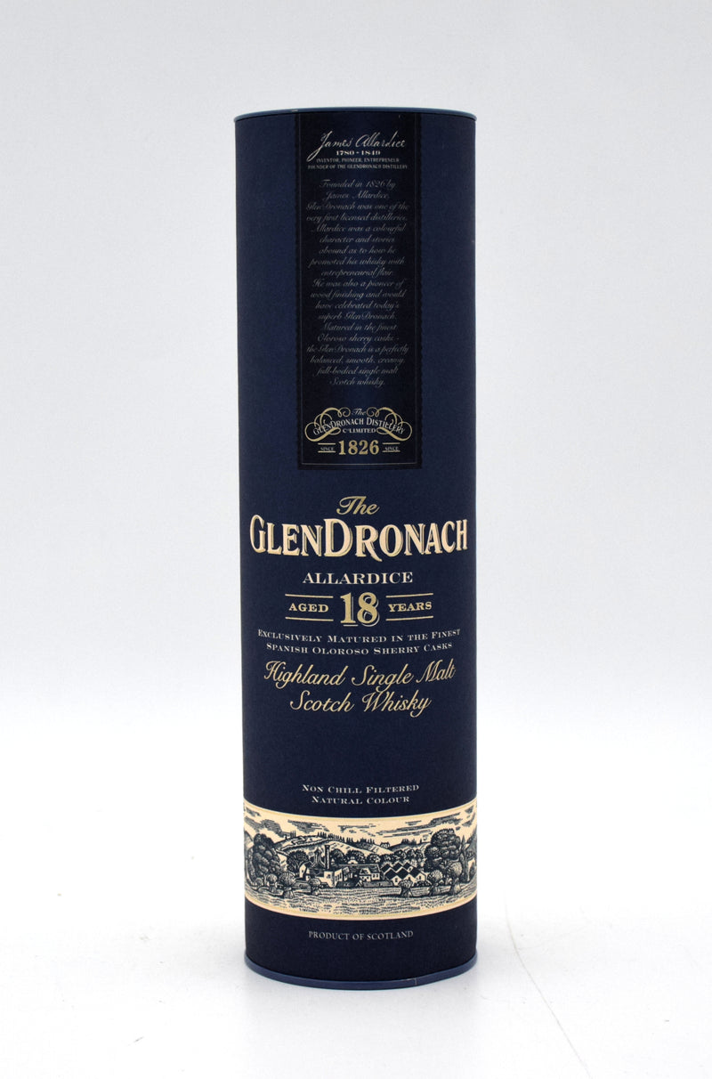 Glendronach 'Allardice' 18 Year Single Malt Scotch