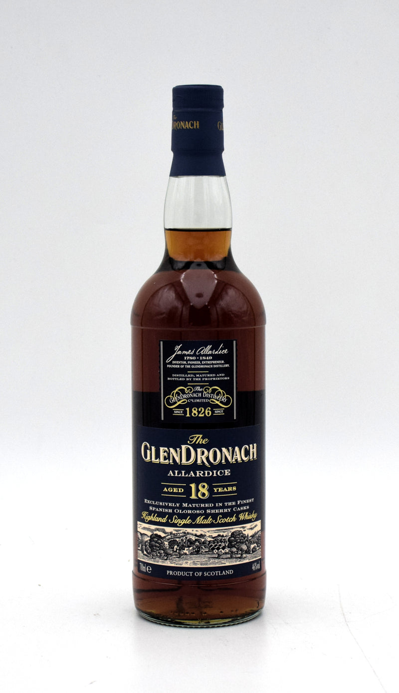 Glendronach 'Allardice' 18 Year Single Malt Scotch