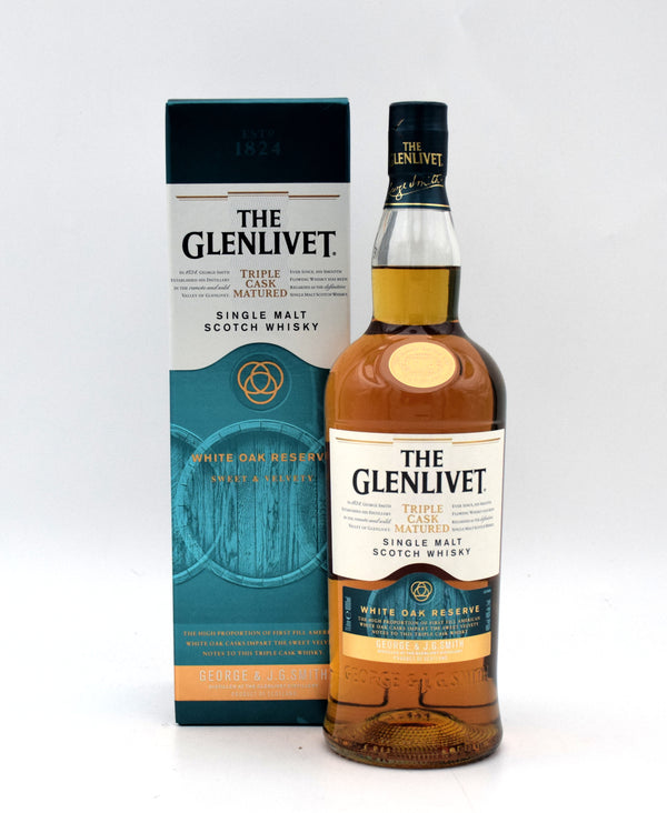 Glenlivet Triple Cask Matured White Oak Reserve Single Malt Scotch