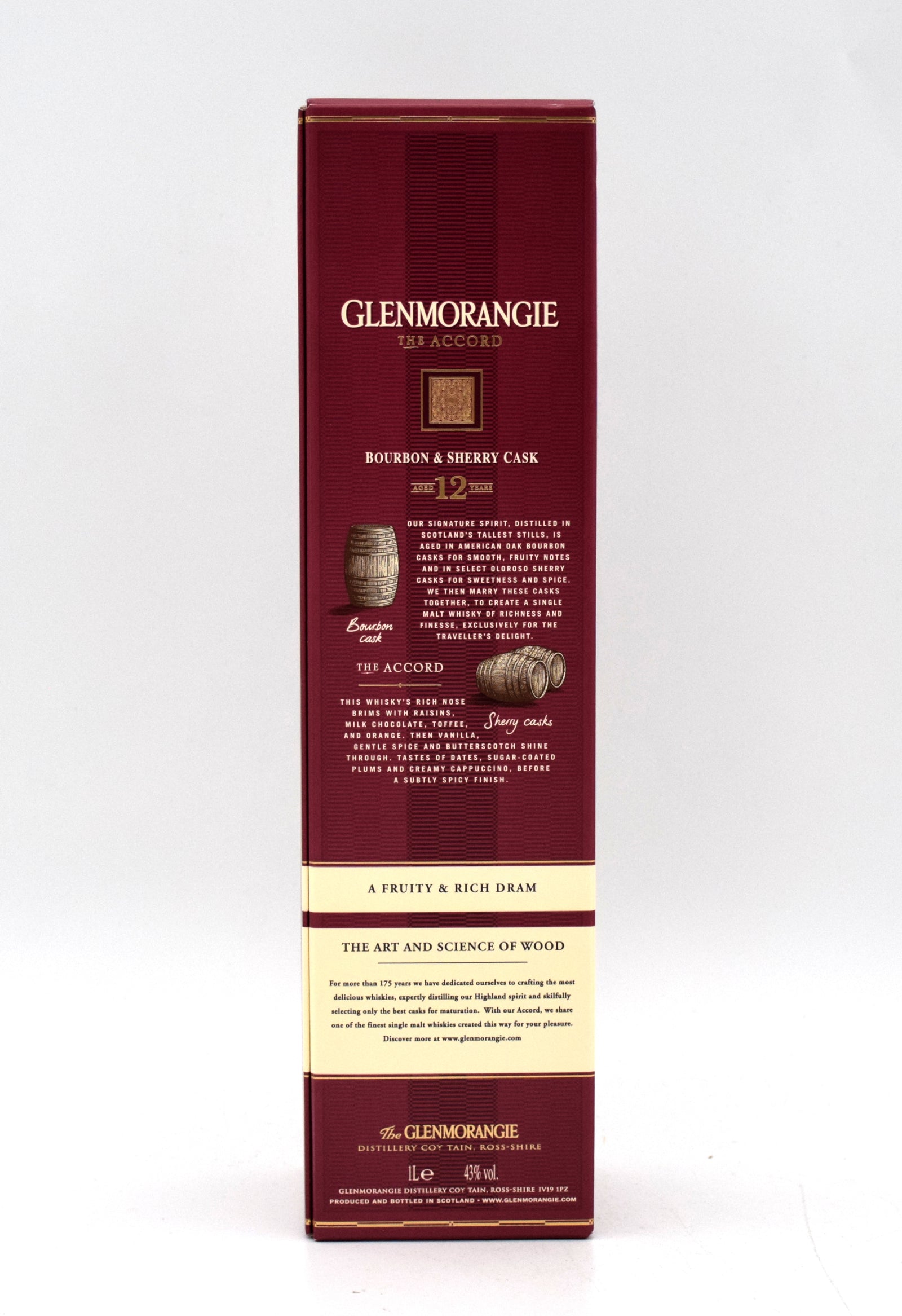 Glenmorangie 'The Accord' Bourbon & Sherry Cask 12 Year Single