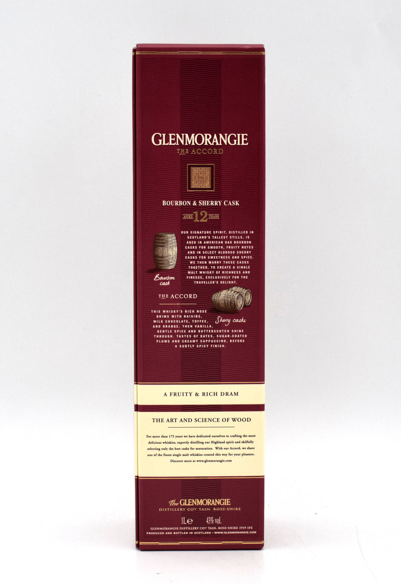 Glenmorangie 'The Accord' Bourbon & Sherry Cask 12 Year Single Malt Scotch