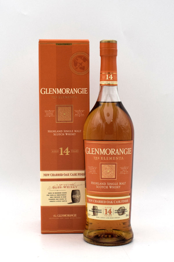 Glenmorangie 'The Elementa' Charred Oak Cask Finish 14 Year Single Malt Scotch