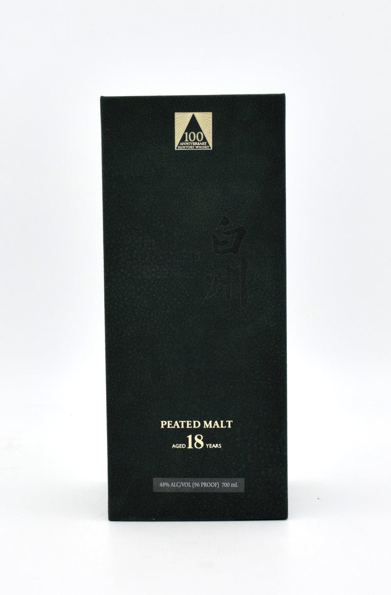Hakushu 18 Peated Malt 100th Anniversary Japanese Whisky