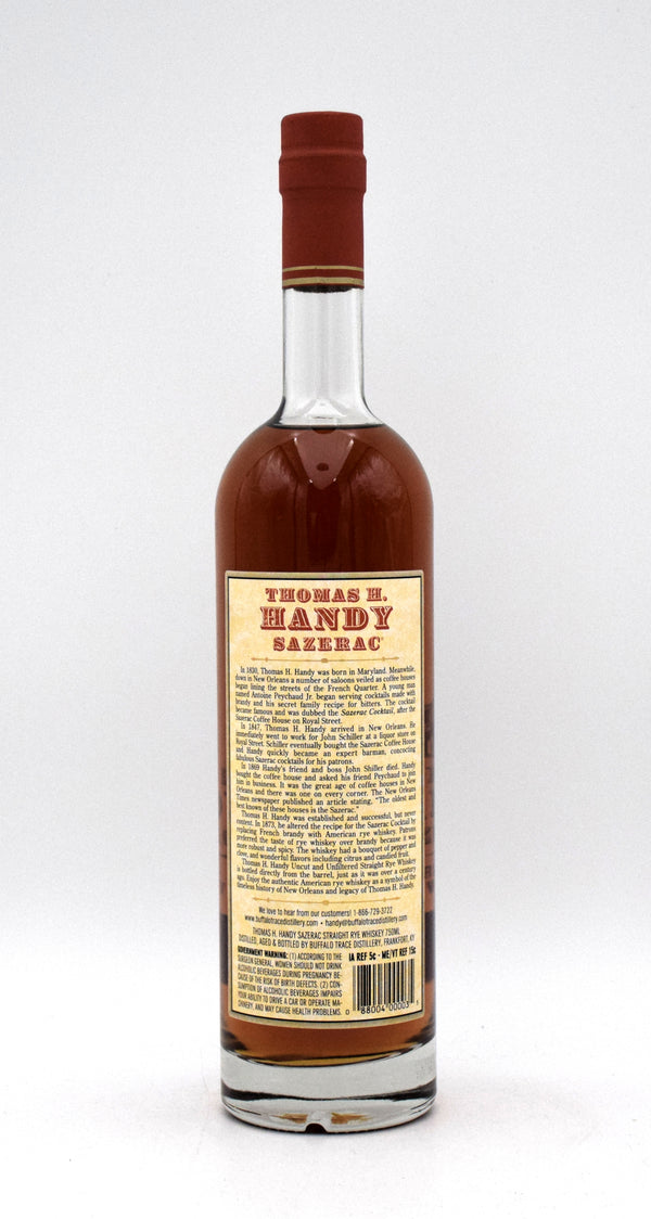 Thomas H. Handy Rye Whiskey (2018 Release)