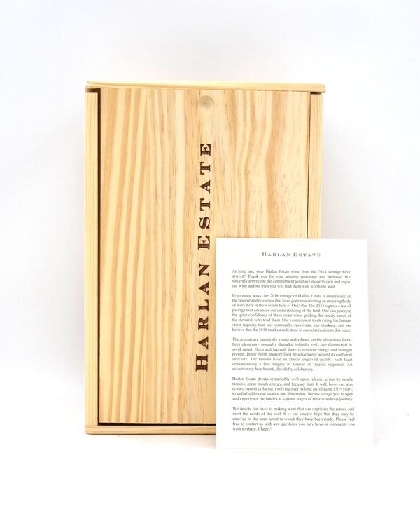 2018 Harlan Estate (Case of 2 Bottles)