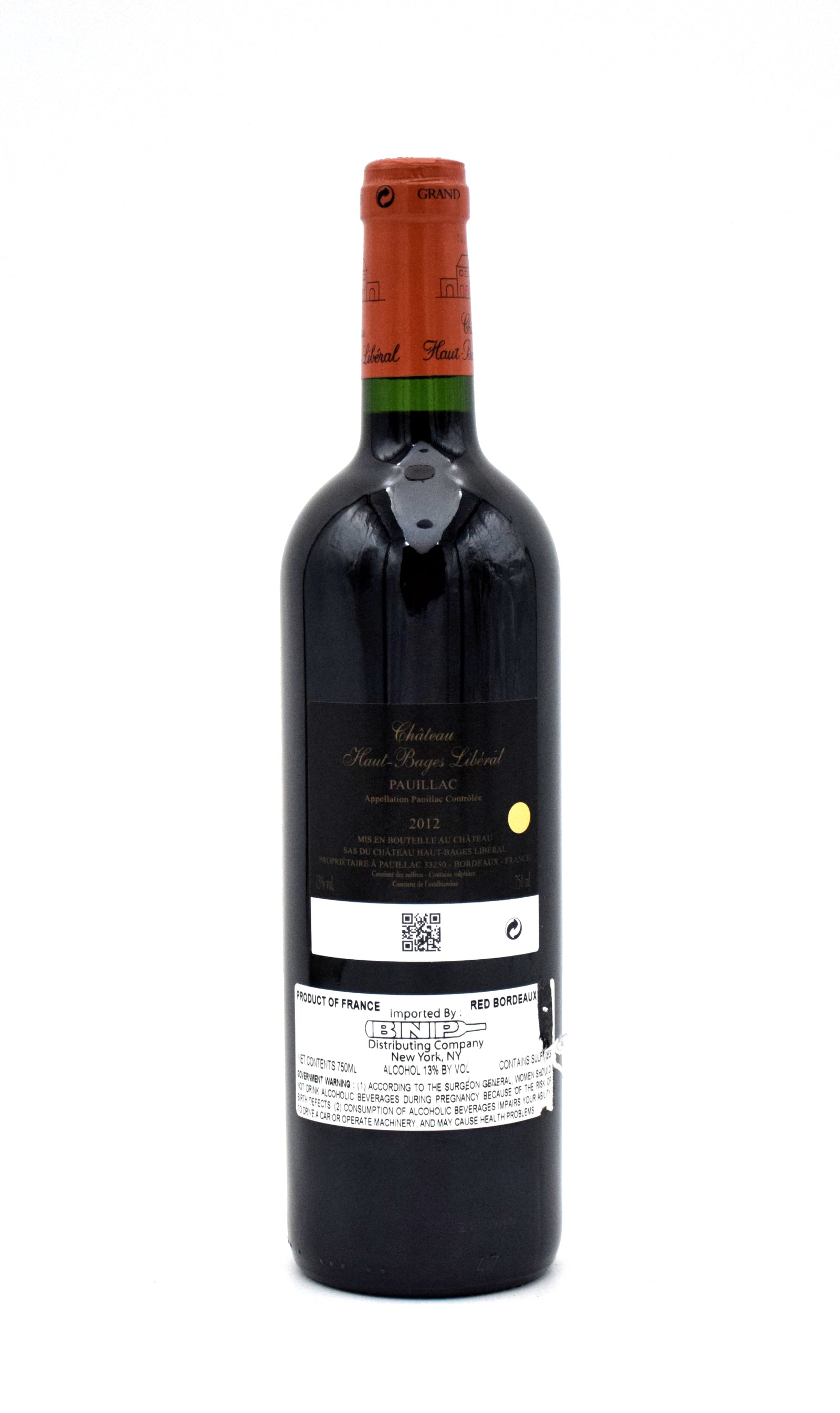 Château Haut-Bages Libéral 2012 2012 Chateau Haut-Bages Liberal – FineLiquors