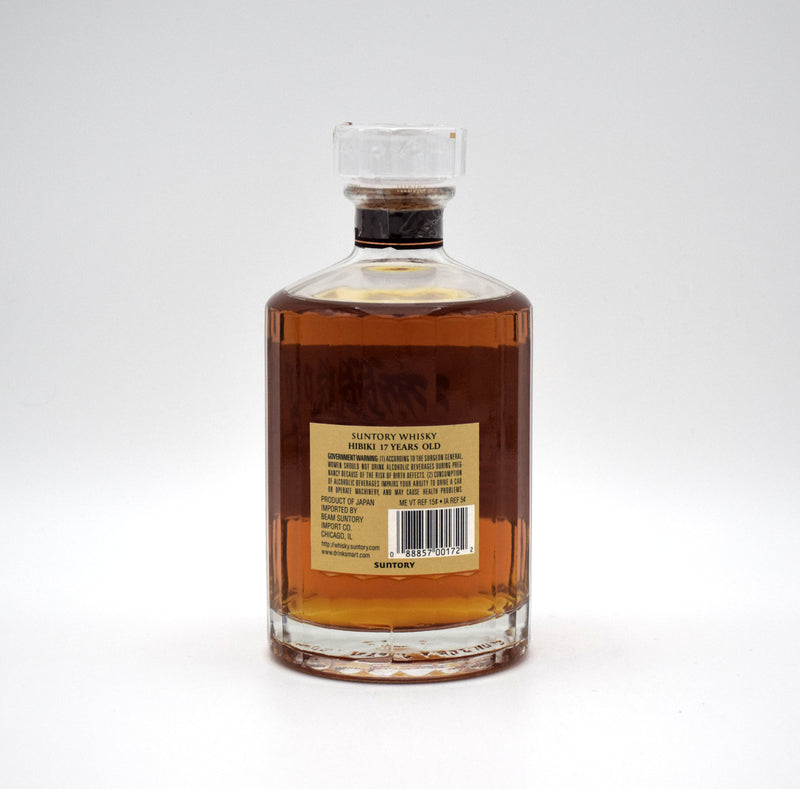 Hibiki 17 Year Japanese Whiskey (Older Bottling)