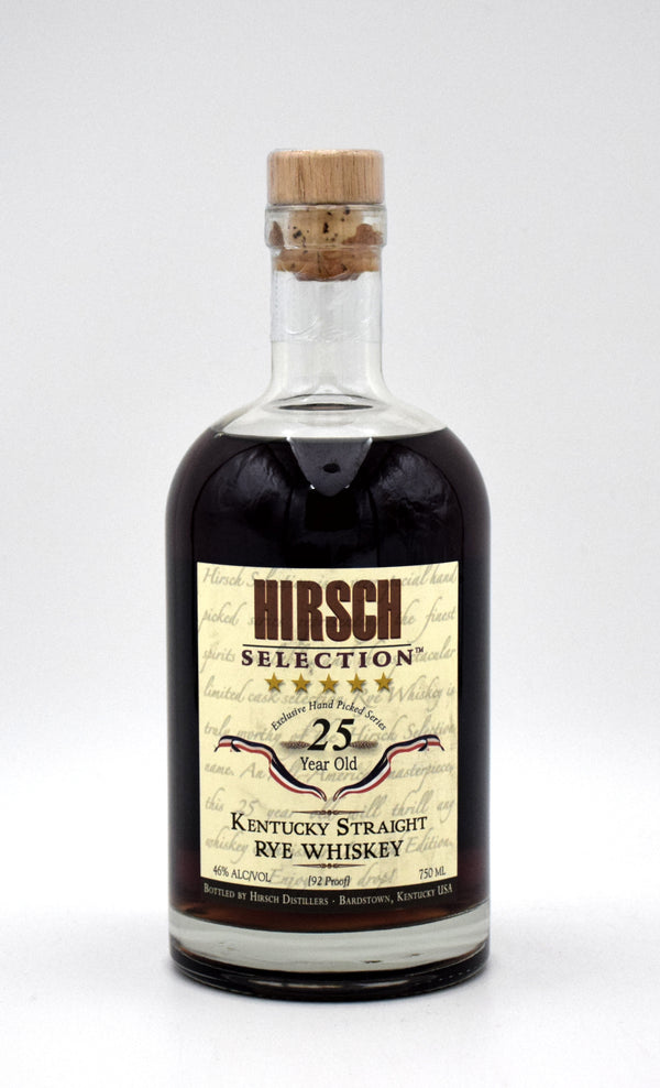 Hirsch Selection 25 Year 'Small Batch Reserve' Kentucky Straight Bourbon