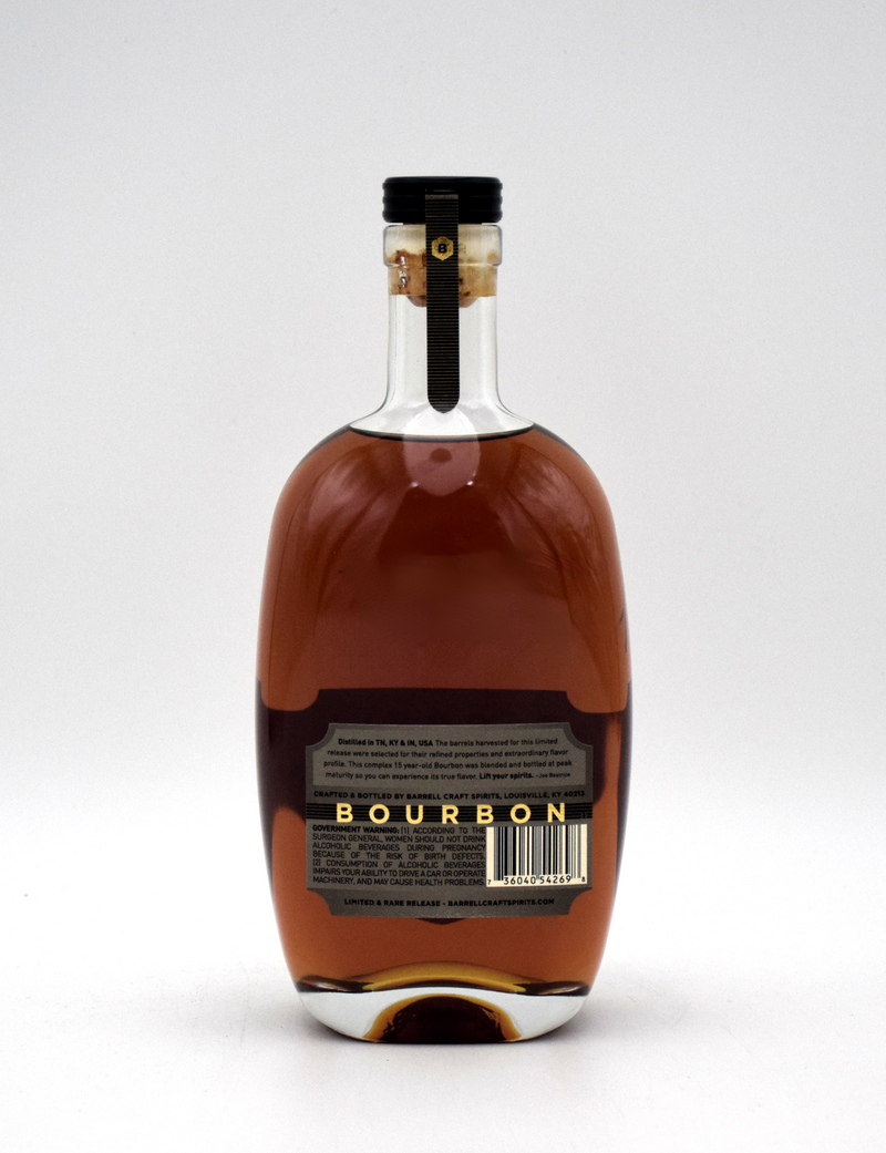 Barrell Craft Spirits 'Cask Strength' 15 Year Bourbon (1st Release)