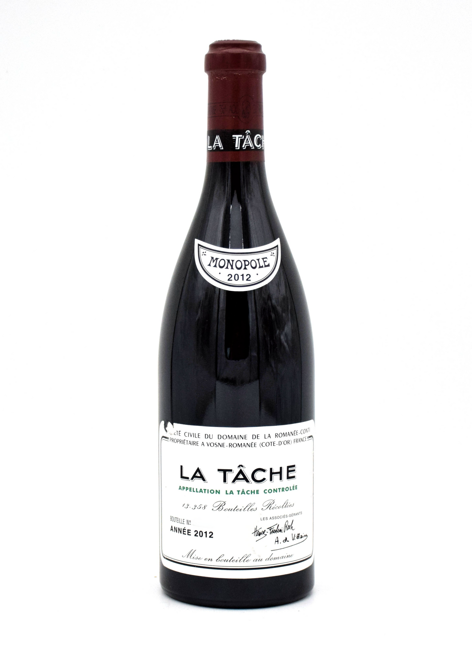 Domaine de Romanée-Conti La Tâche 2012 2012 Domaine de la Romanee-Conti La Tache Grand Cru Monopole