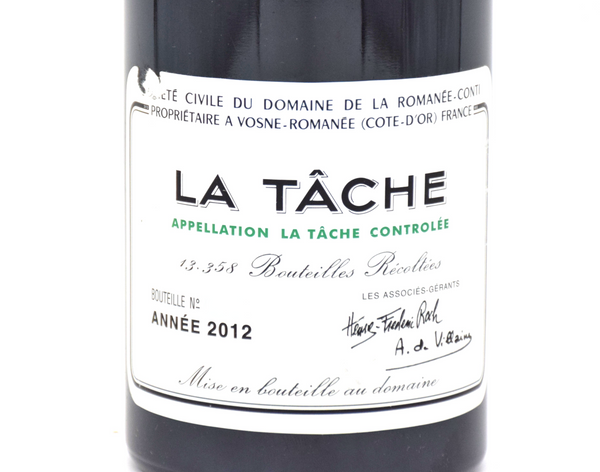 2012 Domaine de la Romanee-Conti La Tache Grand Cru Monopole