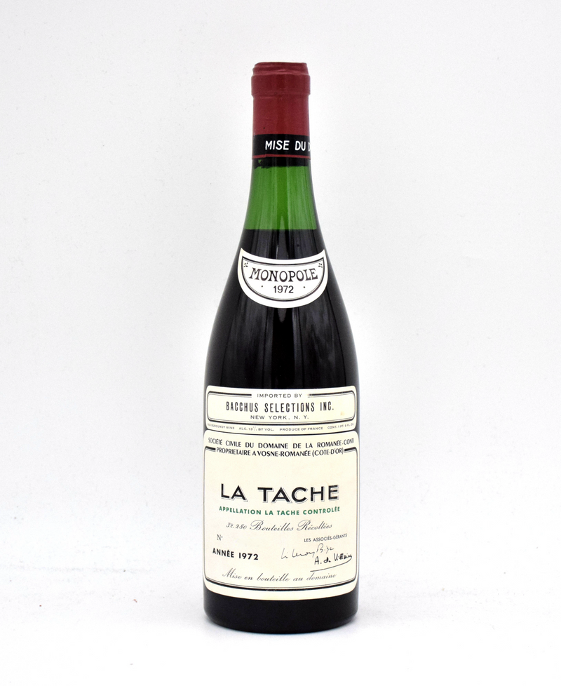 1972 Domaine de la Romanee-Conti La Tache Grand Cru Monopole