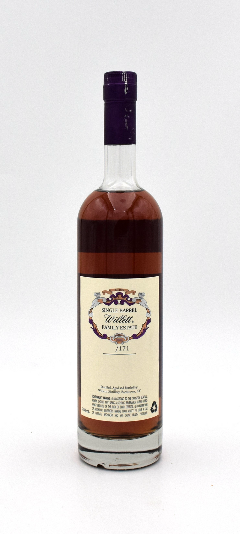 Willett Family Estate 8 Year Bourbon Barrel Number 6722