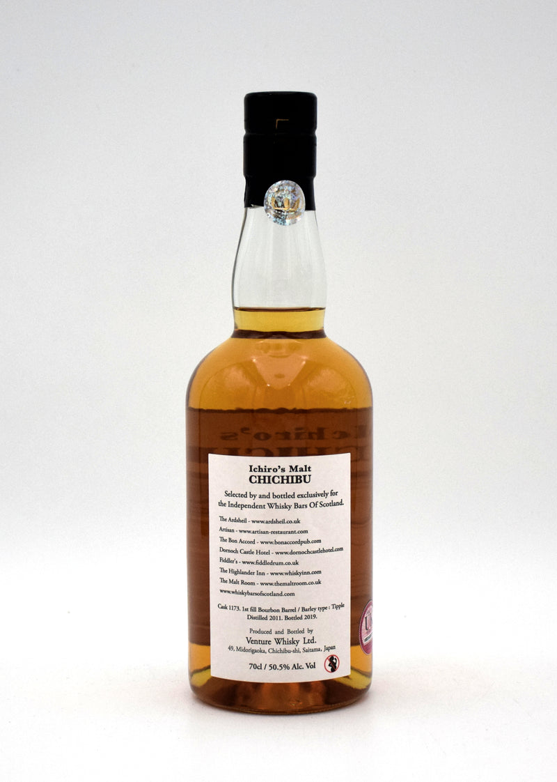 Ichiro's Malt Chichibu 'Independent Whiskey Bars of Scotland' Japanese Whisky (Cask No. 1173)