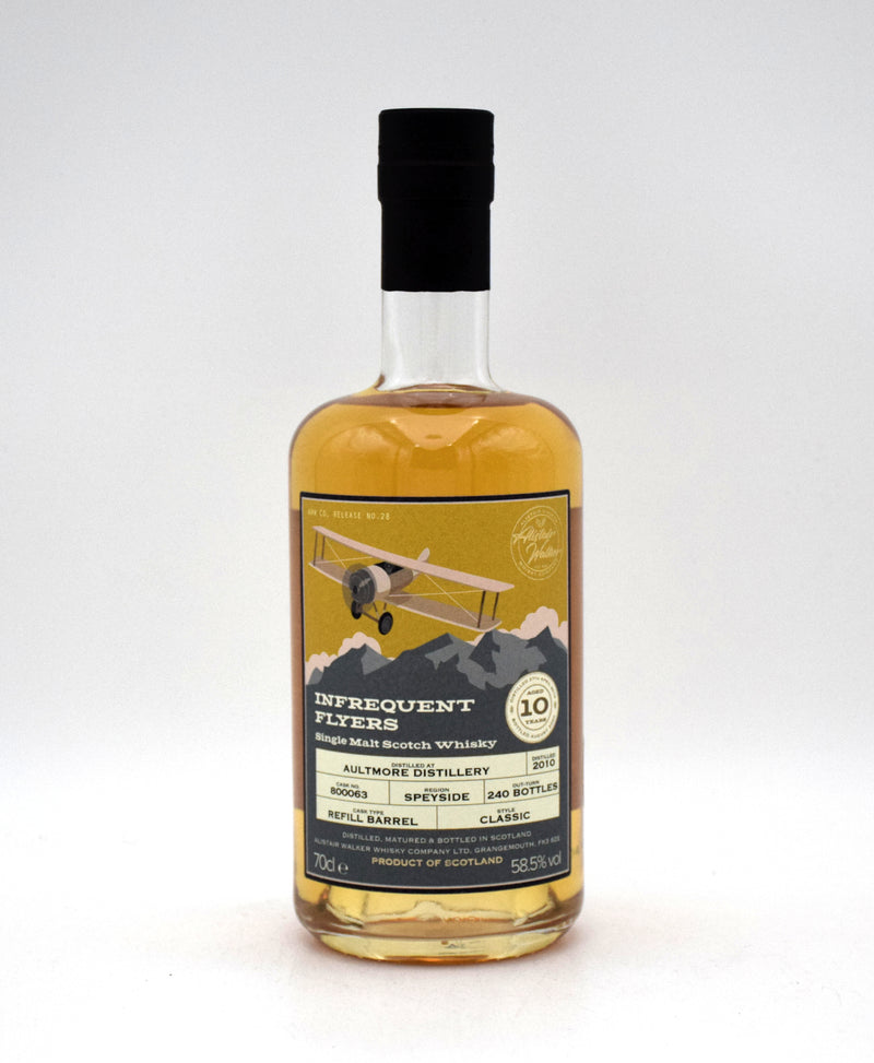 Alistair Walker Infrequent Flyers Aultmore 10 Year Single Malt Scotch Whisky (2010 Release)