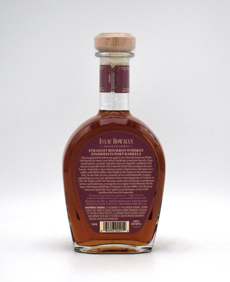 Bowman 'Isaac Bowman' Port Barrel Finished Bourbon