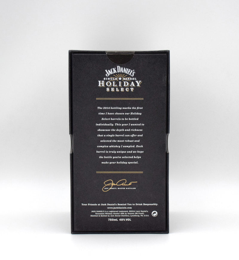 Jack Daniel's 'Holiday Select' Single Barrel Tennessee Whiskey (2014 Release)