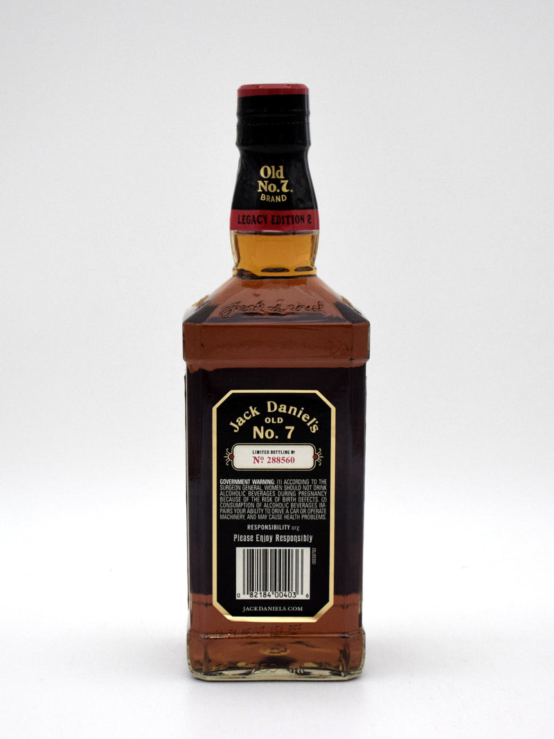 Jack Daniel's 'Legacy Edition No. 2' Tennessee Whiskey (No Box)