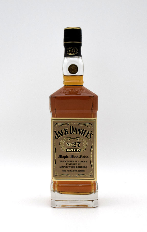 Jack Daniel's No. 27 Gold 'Maple Wood Finish' Tennessee Whiskey (With Gift Box)