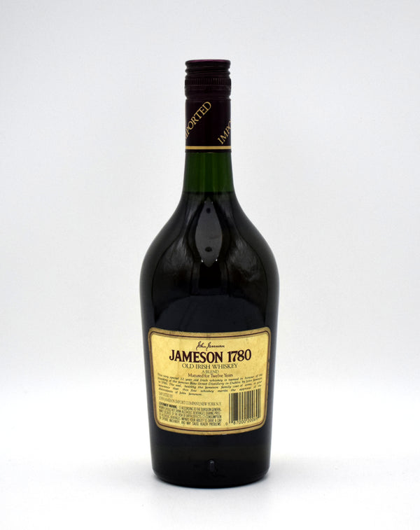 Jameson '1780 Special Reserve' 12 Year Irish Whiskey (1990's Bottling)