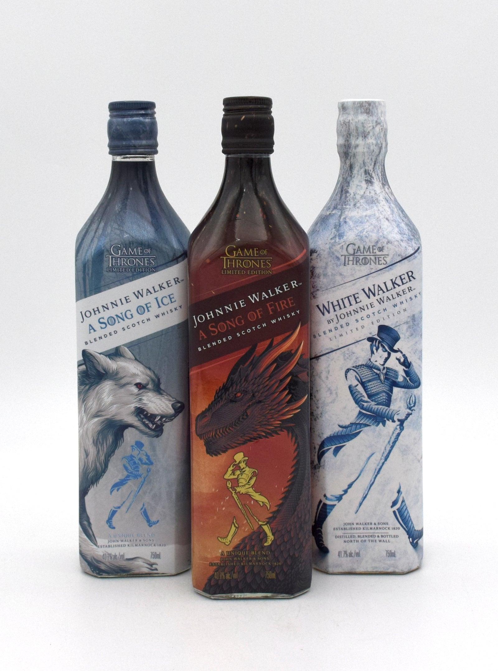 Johnnie Walker Game of Thrones Set (Set of Three Bottles