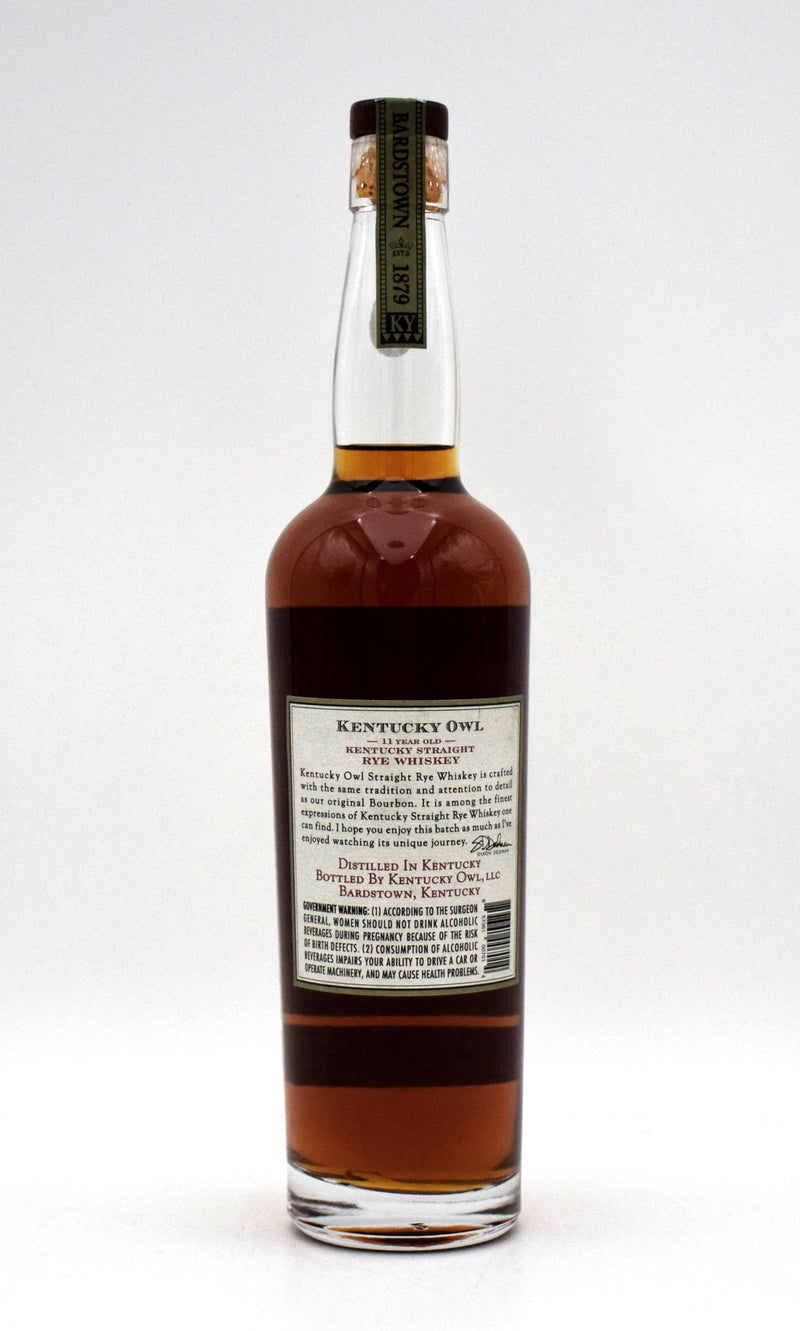 Kentucky Owl 11 Year Rye (Batch 1)