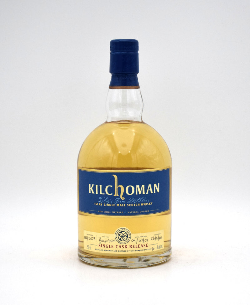 Kilchoman 'Royal Mile Single Cask' 3 Year Single Malt Scotch (Distilled 2007)