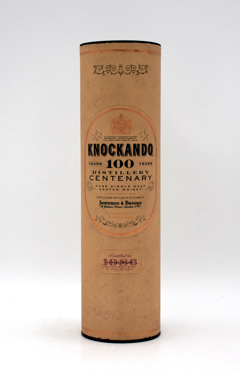 Knockando 1986 Distillery Centenary Single Malt Scotch