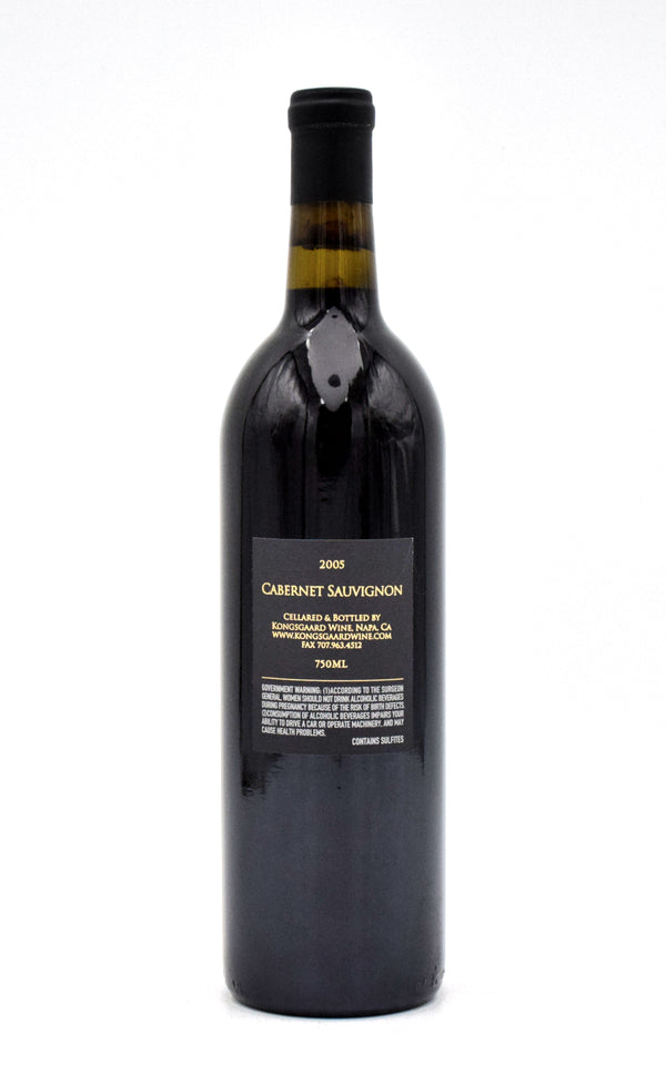 2005 Kongsgaard Cabernet Sauvignon