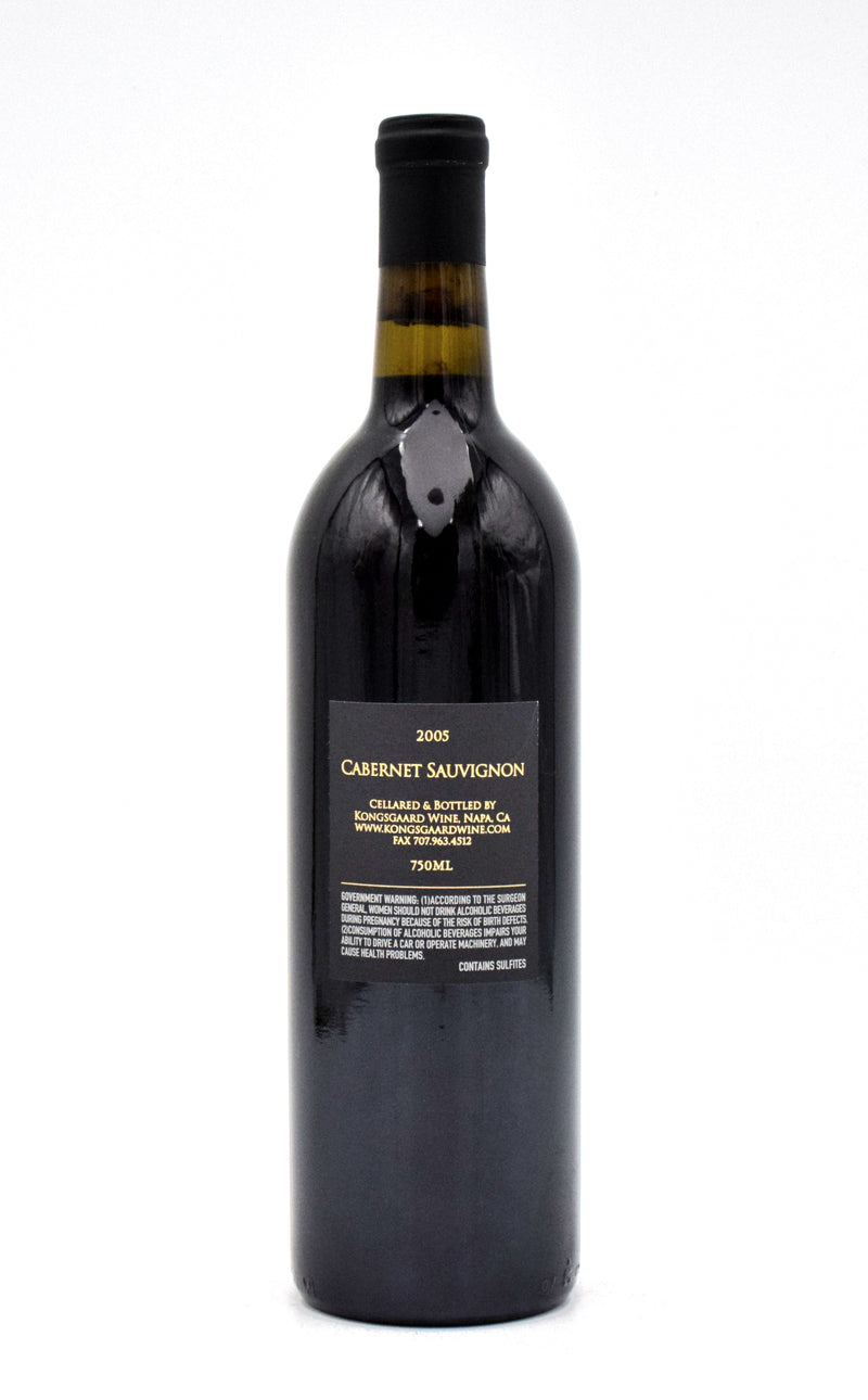 2005 Kongsgaard Cabernet Sauvignon