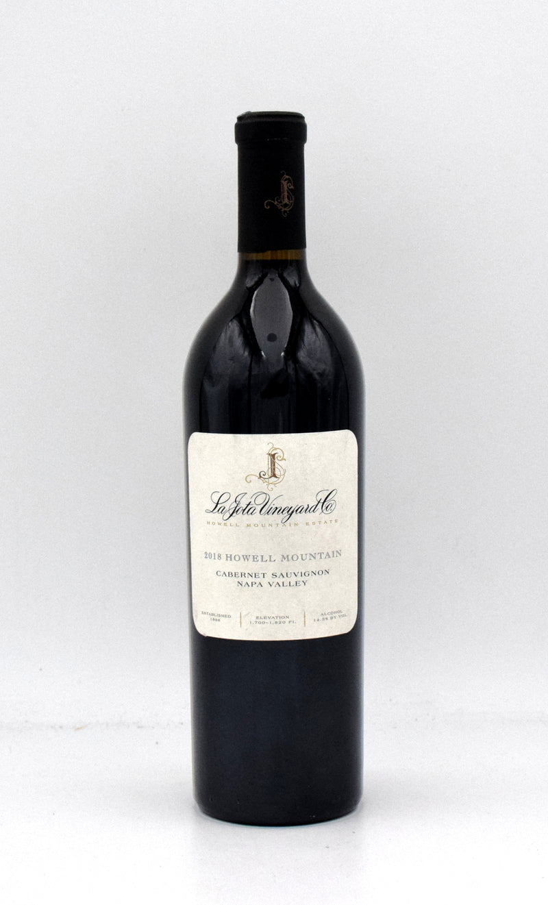 2018 La Jota Vineyard Cabernet Sauvignon Howell Mountain