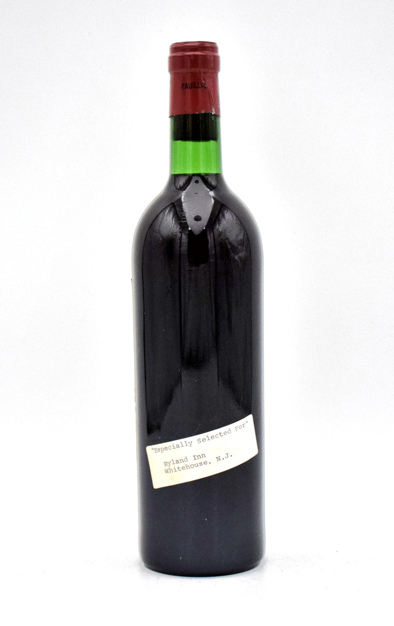 1973 Chateau Lafite Rothschild (Dirty / Bin Soiled Labels)