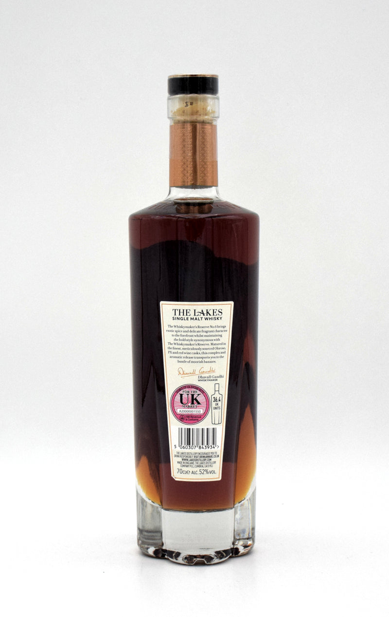 The Lakes 'The Whiskymaker's Reserve No. 6' Single Malt Scotch