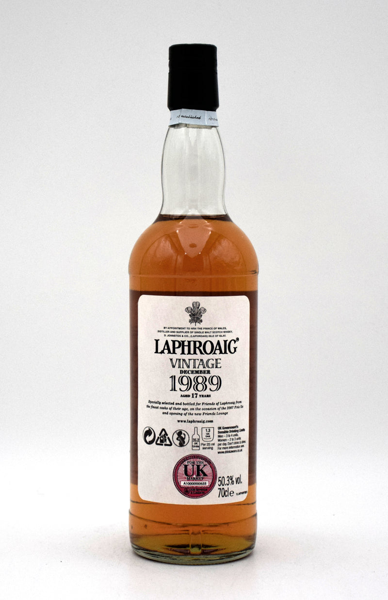 Laphroaig 17 Year Islay Fest. 2007 Islay Single Malt Scotch Whisky (1989 Release)