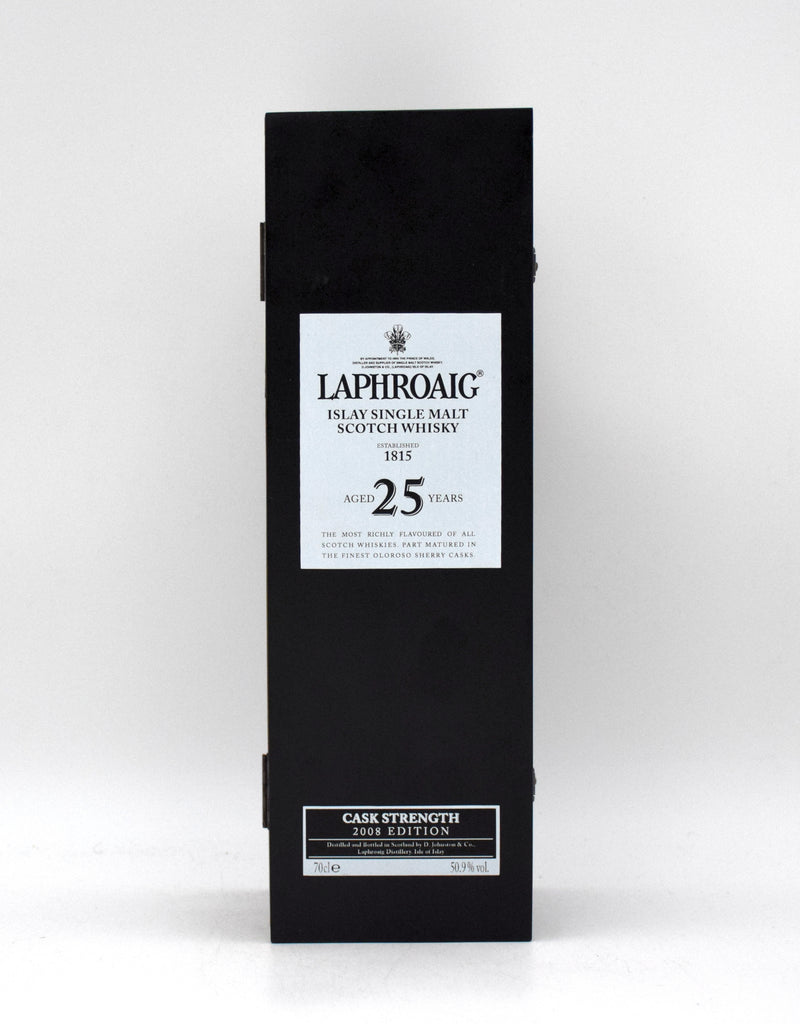 Laphroaig Cask Strength 25 Year Single Malt Scotch Whisky (2008 Release)