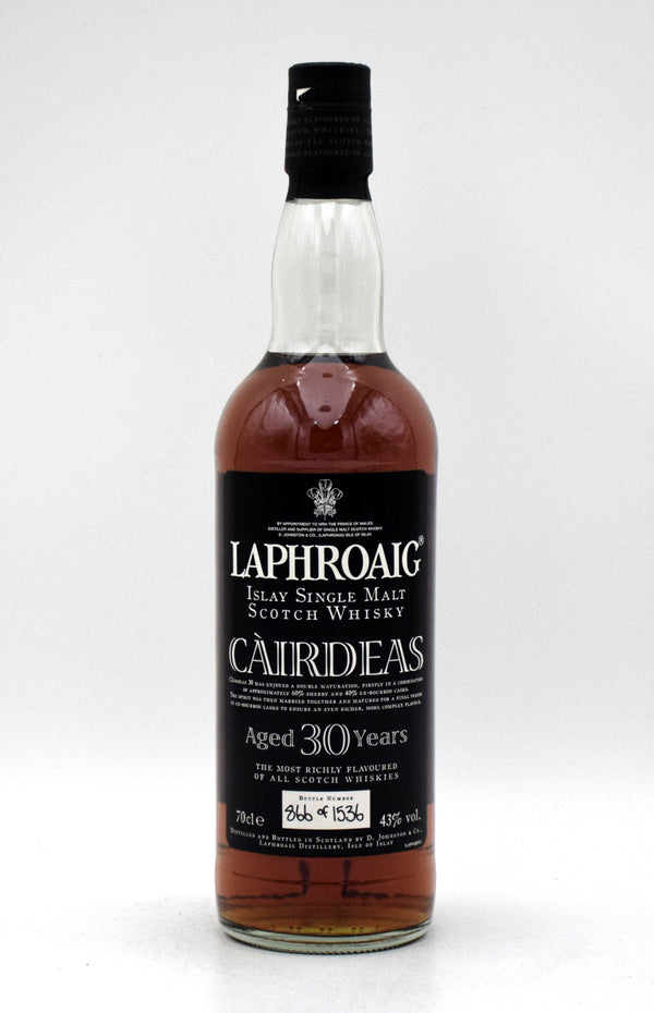 Laphroaig Cairdeas 30 Year Islay Single Malt Scotch Whisky (2008 Release)