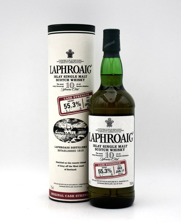 Laphroaig Original Cask Strength 10 Year Scotch Whisky (Batch 3)