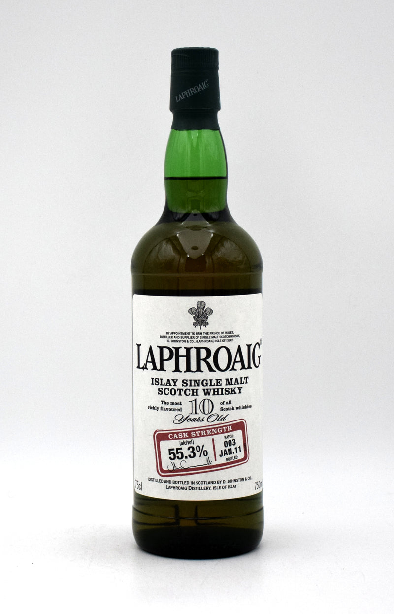 Laphroaig Original Cask Strength 10 Year Scotch Whisky (Batch 3)